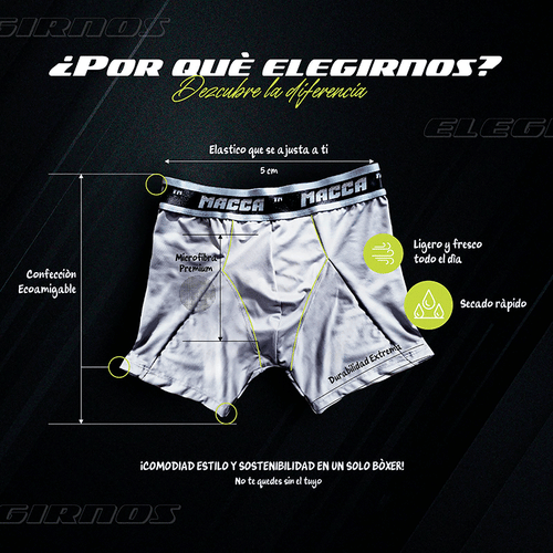 PACK X 3 BOXER MACCAUNDERWEAR | Estilo, color y comodidad